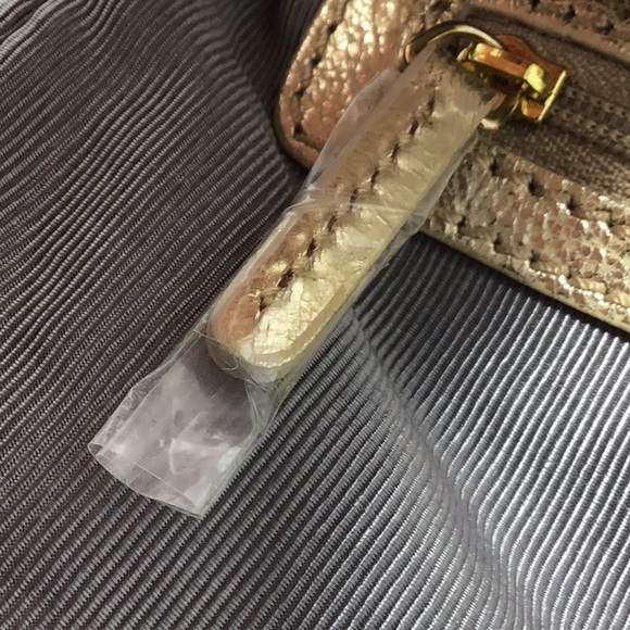 ELLIOTT LUCCA RARE CALYPSO COLORBLOCKED LEATHER CLUTCH - Picture 9 of 11